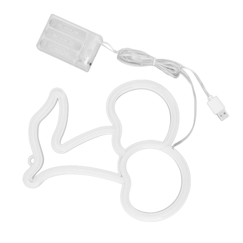 LED Neon Night Light Lamp USB Powered Decorative Wall Fruit