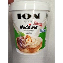 ION NUCREMA Two Flavor Combination Cocoa with Hazelnuts and Milk Spread