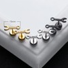 Ximimark 5 pcs Hip Hop Style Stainless Steel Stud Earrings