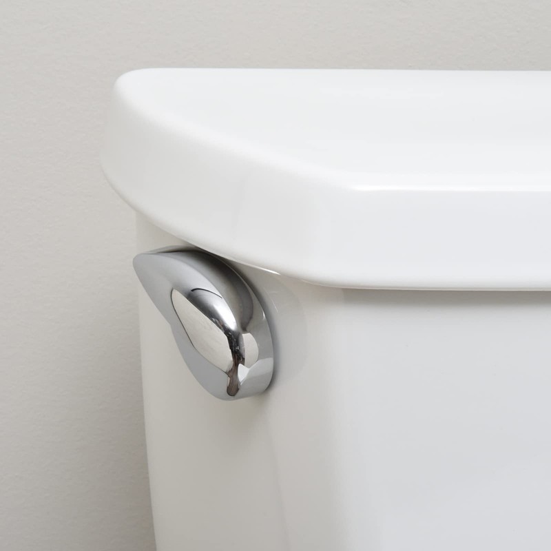 Hausen Modern Universal Left-Side Mount Brass and Plastic Toilet Lever,