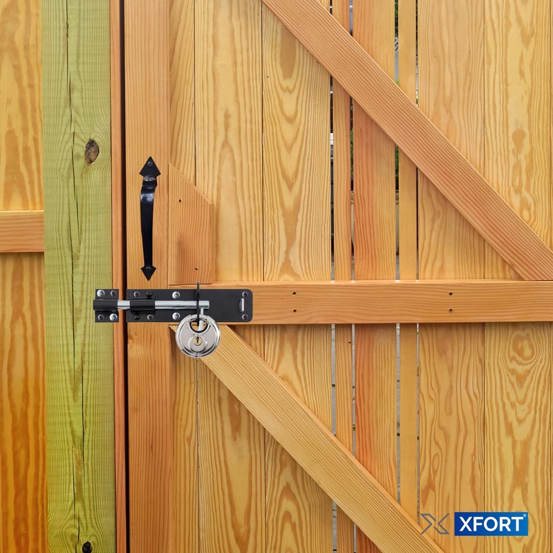XFORT® 2 Pack Brenton Strong Sliding Lockable Padbolt 150mm (6")