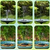 AMZtime Solar Water Fountain, Upgraded Solar Bird Bath Fountains with