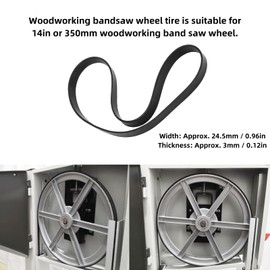 14in Band Saw Wheel Tire Bandsaw Bands Rubber Tire Urethane Band Saw Tyre Band Woodworking Spare Parts
