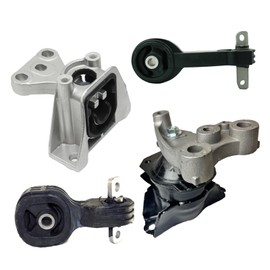 OMNI5 K4156 Engine Motor & Transmission Mount Kit 4pc Compatible with Fits 2006-2011 Honda Civic 1.8L Sedan Auto | A65030 A4543 A4534 A4546