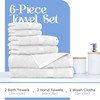 Utica 6-Piece Essential Towel Set - Super Soft - Extra