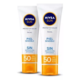 Nivea Sun Pack Nivea Sun Facial Conta Alergias Piel Sensible Fps 50