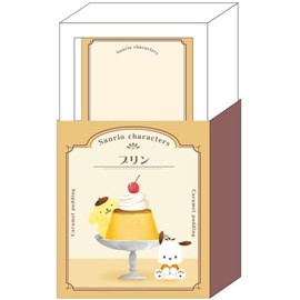 Tees Factory Sanrio Characters kobako memo Pudding H7.2 x W6.2 x Depth 2.2 cm SR-5543571PR