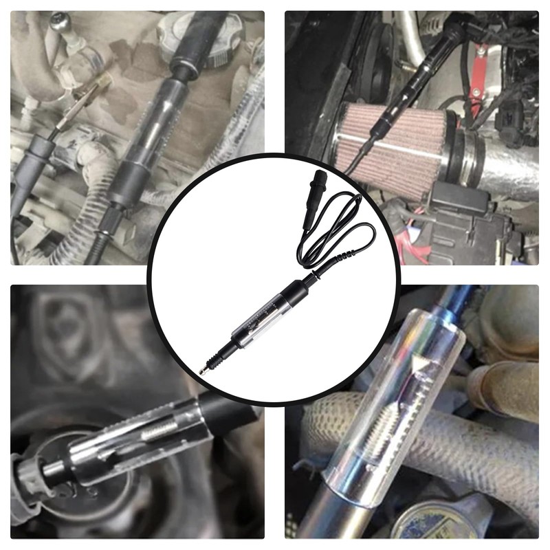 NIYATA Spark Plug Tester with Cable Spark Plug Tester for