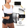 TIMESEEK Women's Sauna Suit Waist Trainer, Double Closure Waist Trimmer