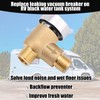 RV Vacuum Breaker Check Valve, Brass Camper Trailer Flusher Check