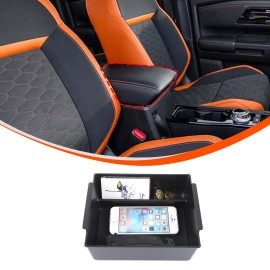 Unbranded Car Armrest Organizer Box Storage Box ABS For Mitsubishi  L200 Triton 2024-2025