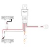 Nilight LED Light Bar Wiring Harness Kit 16AWG 12V On