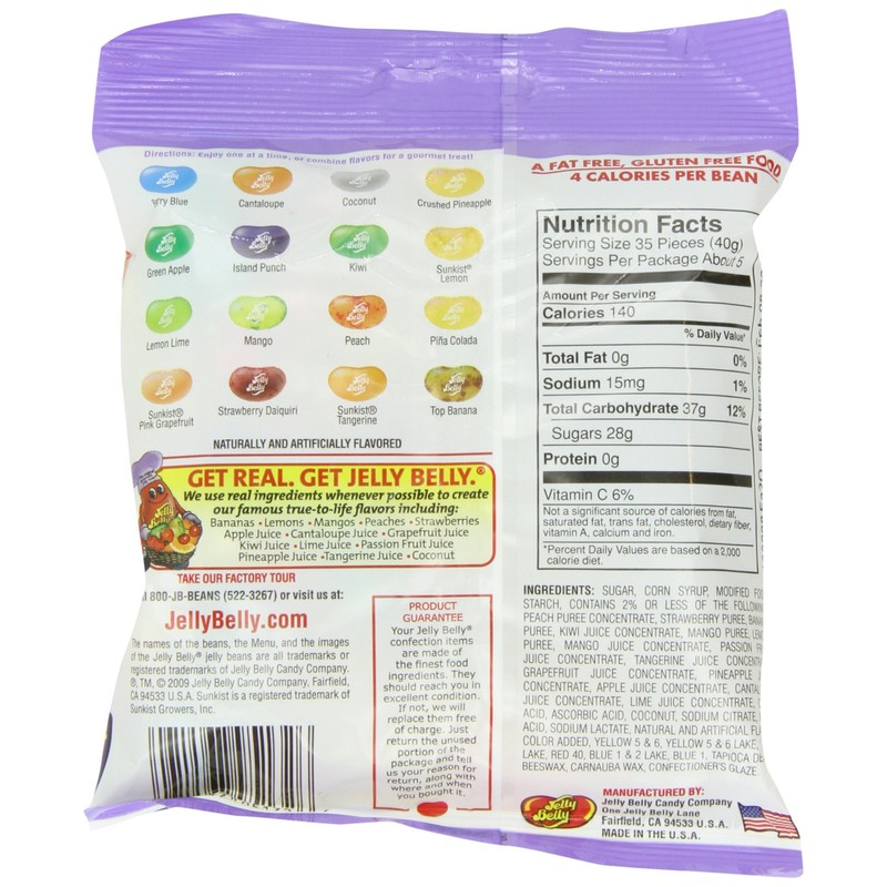Jelly Belly, Tropical Mix Jelly Beans, 7 Ounce