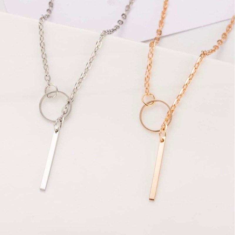 Donaly Women's Chain Necklace, Y-Shape, Narrow, Cute