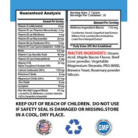 Skin Support for Dogs - Pets Hair and Coat Boost - for Dogs and Cats - Supports Healthy Skin Hair Nails - Vitamin e for Dogs Oral - 3 Bottles (180 Tablets)