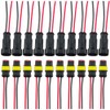 Car Wire Connector, CESFONJER 2 Pin x 10 Kit Waterproof
