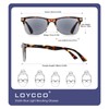 Loycco 2 Pack Square Sunglasses Womens Men UV Protection Aviator