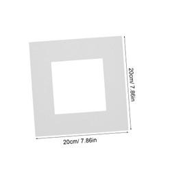 Operitacx Photo Frame Cardboard 10pcs Pre-Cut Photo Mount Cards Picture Mats for Wall Frame Mattes Photo Backing Board