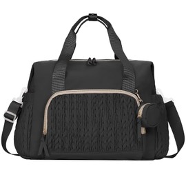 Ababuli Large Diaper Bag Tote, Waterproof Baby Bag with Pacifier Case and Changing Pad, Overnight Hospital Bag for Women Labor Delivery, Weekender Bags for Women Gym Travel Carry-on