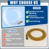wadoy Siphon Hose Gas/Oil/Water/Fuel Transfer Siphon Hand Pump Self Priming