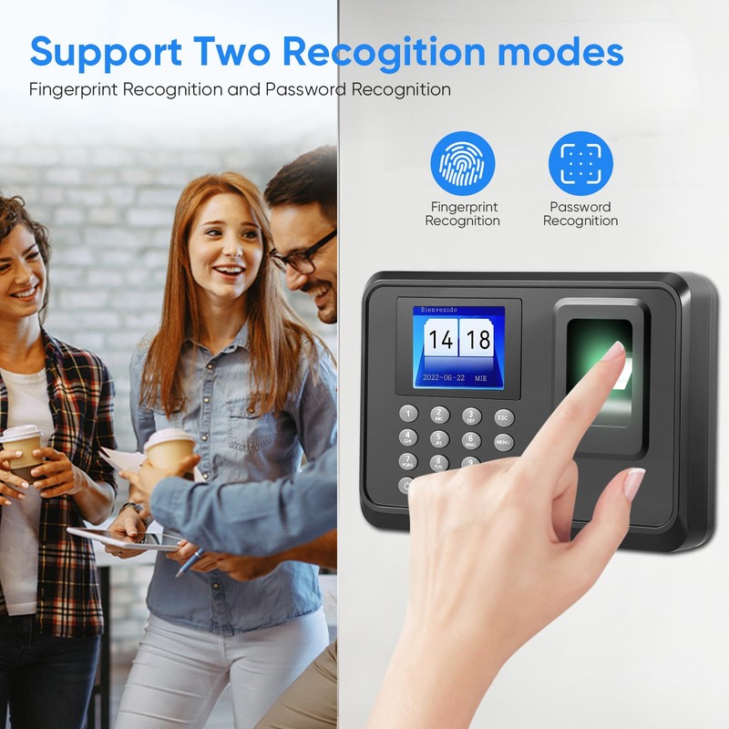 Time recording for small businesses, no network required, working time