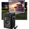 ION Projector Bluetooth 30-150" Battery Indoor-Outdoor-Karaoke-Speaker HDMI (Renewed)