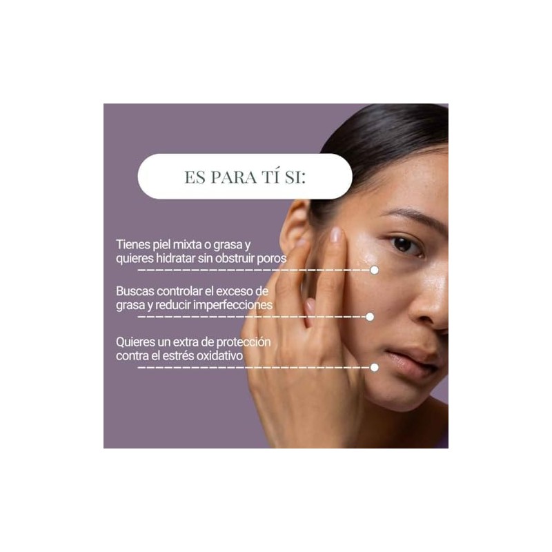 NAE Aceite Facial Control de Grasa Jojoba Árbol de Té