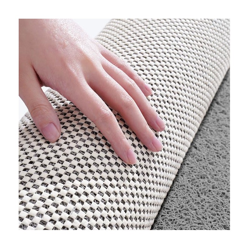 Non-Slip Shower Mat, Grey, 60 x 60 cm, Soft Comfort
