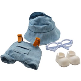 Doll Clothes Accessories Set for 17cm Doll, Funny Outfit Set Compatible with 17cm Doll, Adorable Doll Clothing Set, Cute Clothes for Dress up Unique Style, No Doll Included