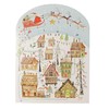 Traditional Christmas Advent Calendar with 24 Windows - Gingerbread Village