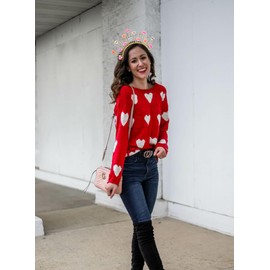 Heart Headband Valentines Day Headband for Women Girls Red Hearts Glitter Tiara Hairband Headpiece Holiday Party Favor Decor (Valentines headband D)