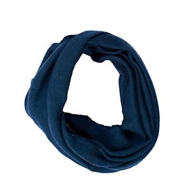 Lilano, Children's merino scarf, 70% wool (kbT), 30% silk, 210 g/m², navy, 1