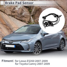 X AUTOHAUX 2 Pcs Rear Wheel Brake Pad Wear Sensor No.8951633040 Disc Break Pad Wear Indicator Sensor for Lexus ES350 2007-2009
