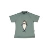 Sterntaler Boys' Short-Sleeved Shark Swimming Shirt Set, Matt Green