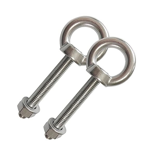 AIVOOF Shoulder Eye Bolt, 2 Pack M10 Stainless Steel Shoulder