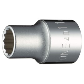 Tone Socket (12 Angles) 4D-11 Insertion Angle 12.7 mm (1/2 mm), Double Side Width 0.4 inches (11 mm)