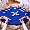 Gilprop 36.2 Inch Felt Card Table Game Cover Blue Foldable