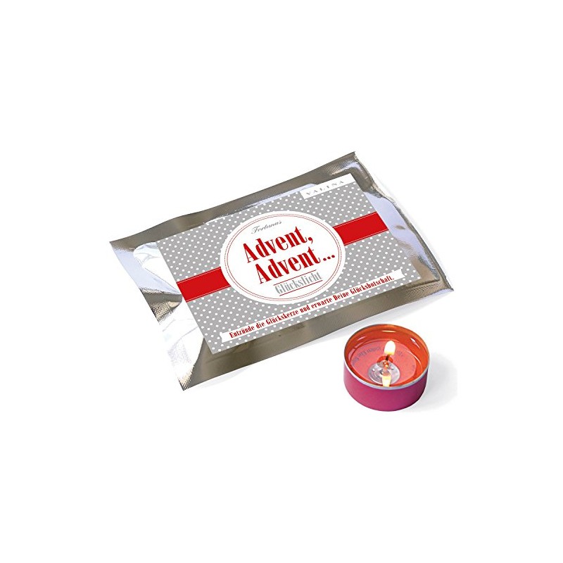 Valina FORTUNAS 'Tea Light Dots Silver Advent, Advent/6 Pack