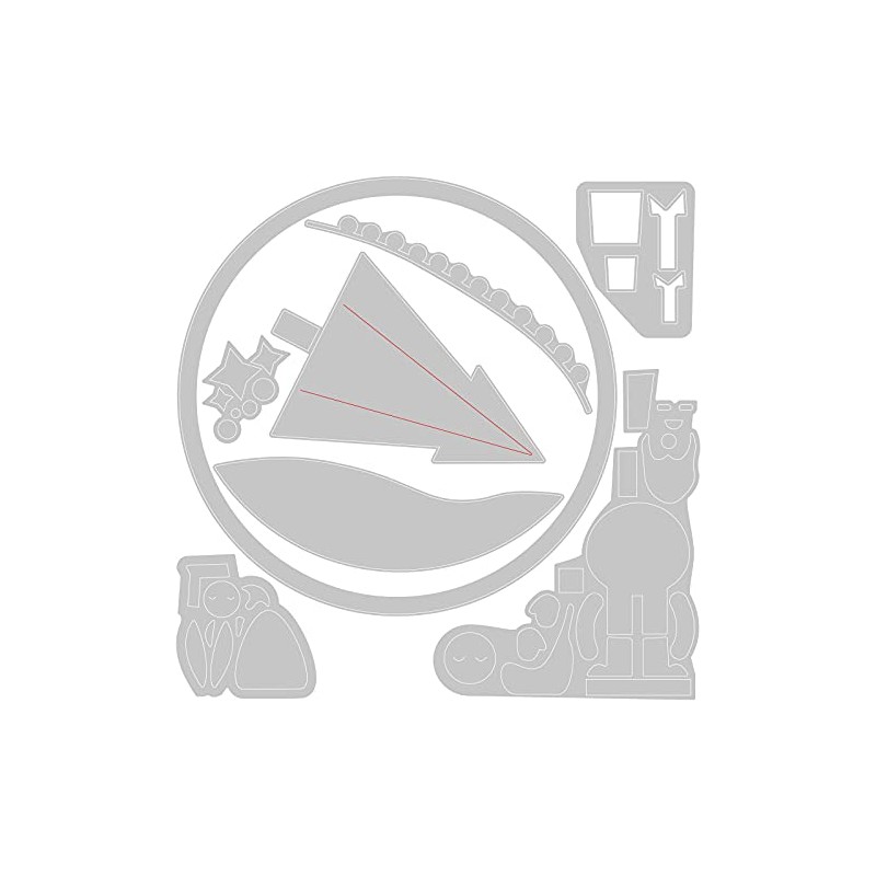 Sizzix Thinlits Snowdome Christmas Die Set