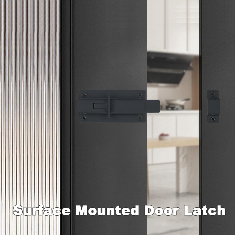 XXW Barrel Bolt Door Latch, Thickened Stainless Steel Sliding Door