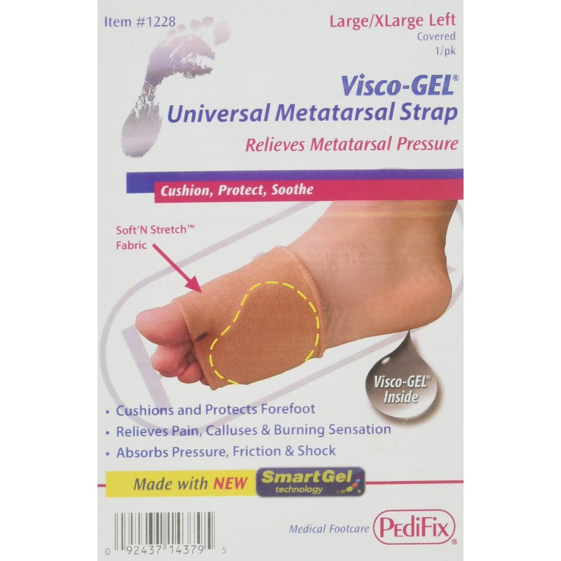Complete Medical Visco-Gel Universal Metatarsal Strap Covered Gel, 1 Pound