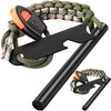 2 Pack Ferro Rod, 4 Inch Fire Starter Survival Tool,