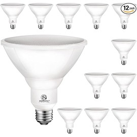 Energetic PAR38 LED Flood Light Outdoor Bulb, 3000K Warm White, 90 Watt Equivalent, Wet Rated, 900LM, E26 Base, Non-Dimmable, UL, 12 Pack Outdoor Flood Light Bulbs