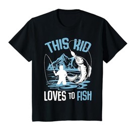 This Kid Loves To Fish Fishing Boys T-Shirt