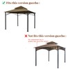 SCOCANOPY Replacement roof Compatible with Target Madaga Gazebo Model L-GZ136PST,(Khaki)