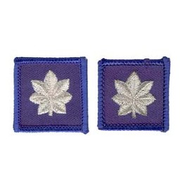Navy Commander (05) CDR Rank Insignia Collar Device (pair) Patch
