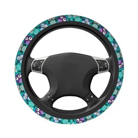 Owls Steering Wheel Cover Auto Steering Wheel Protector 15 inch Fit Auto SUV Vans Trucks