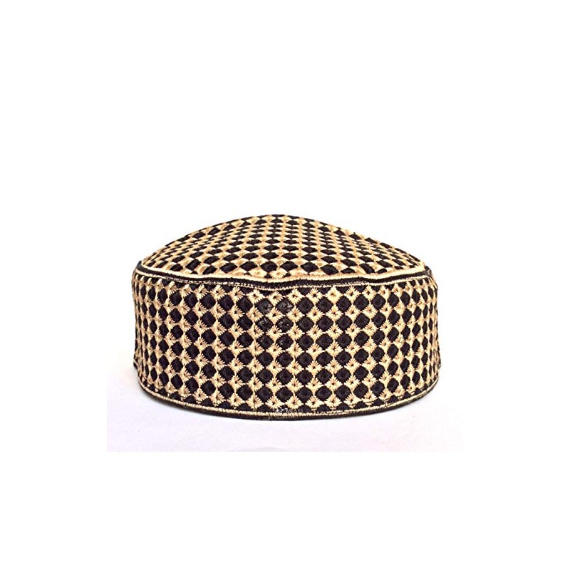 Kufi Men's Unisex Skull Cap Women's Designer Solid Hat with