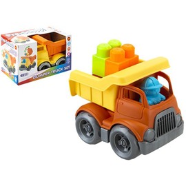 Multicolor Plastic Dumper Truck Play Set - Construction Toys Included - Perfect for Imaginative Playtime and Fun Learning
