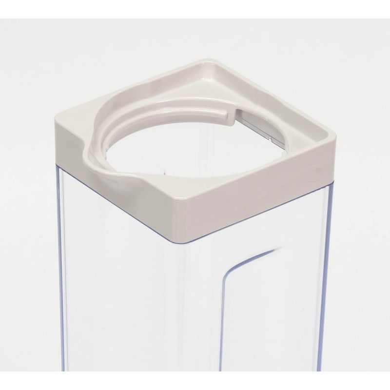 Liberty Corporation LD-314 Square Water Pitcher Vertical Horizontal 1.1 L